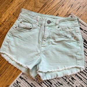 American Eagle High Rise Denim Shorts 2